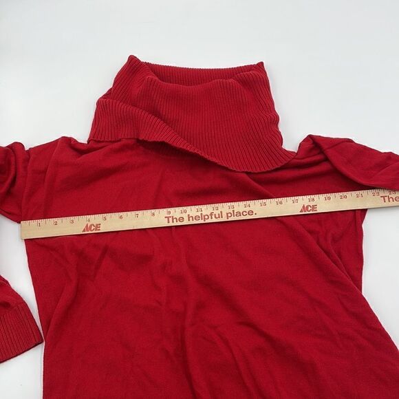 Red fringe turtleneck Michael kors sweater - Picture 10 of 12